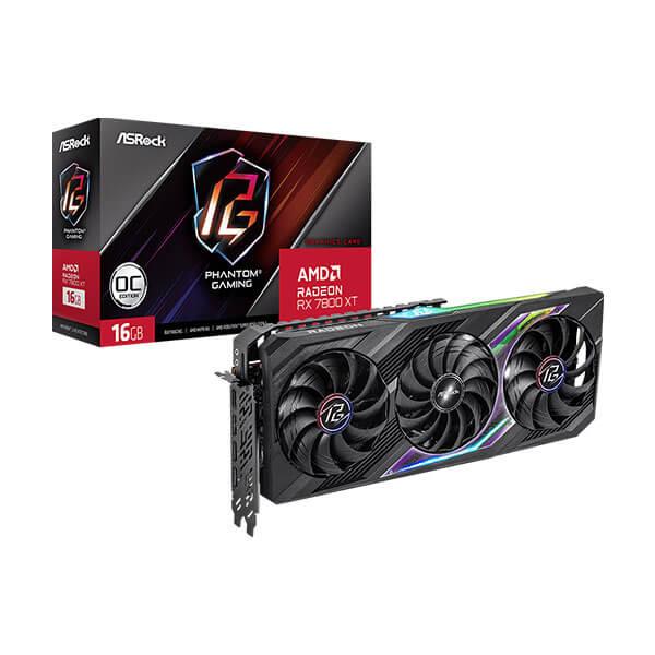 Buy ASRock Radeon RX 7800 XT Phantom Gaming 16GB OC GPU-Mdcomputers.in